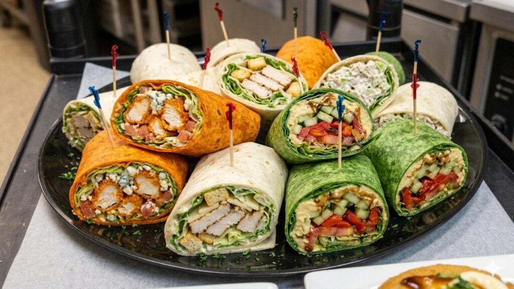 Wrap tray
